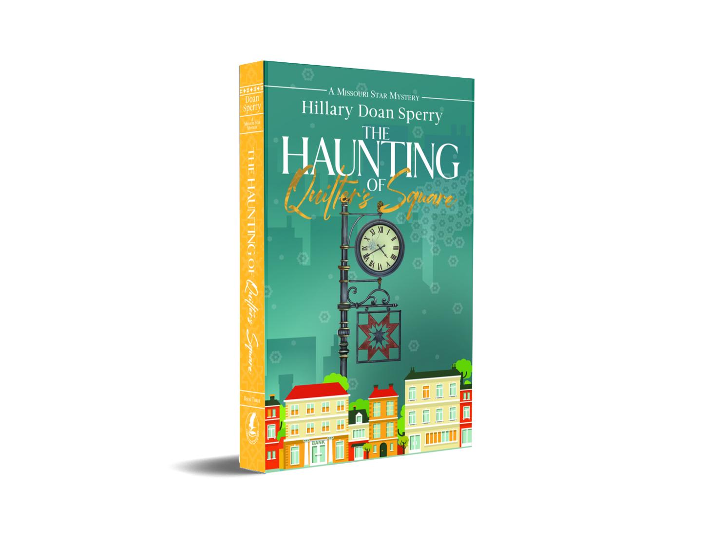 Book cover of 'The Haunting of Chatter's Square' by Hillary Doan Sperry on a white background