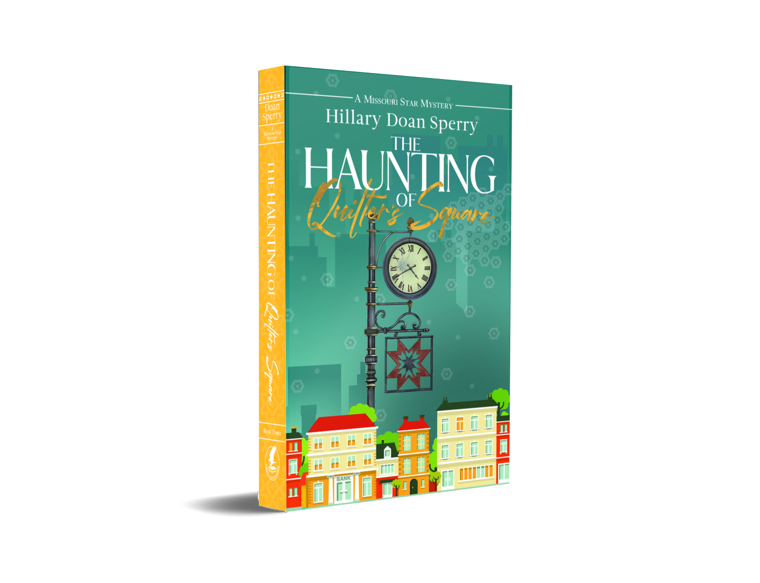 Book cover of 'The Haunting of Chatter's Square' by Hillary Doan Sperry on a white background