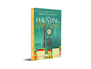 Book cover of 'The Haunting of Chatter's Square' by Hillary Doan Sperry on a white background