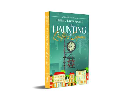 Book cover of 'The Haunting of Chatter's Square' by Hillary Doan Sperry on a white background